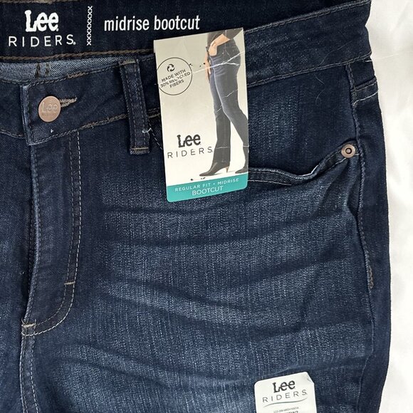 NWT Lee Riders Bootcut Jeans – Size 14 Petite - Picture 7 of 11